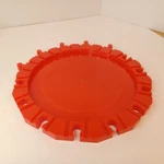 Orbrium Wooden Train Replacement Roundhouse Red Turntable Base Part Only. Fixed Price $15.25.