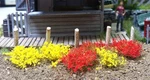 Bachmann 6MM Yellow And Red Tufts 100 Pieces 31034. Fixed Price $11.60.