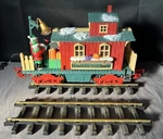 New Bright Holiday Express Animated Train Set Santa's Toy Shop Car 380-7 Vintage. Fixed Price $23.95.