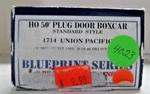 Ho Branchline Blueprint 50' Plug Door Boxcar 1714 Union Pacific ROAD#499027. Fixed Price $9.99.