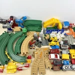Fisher Price Geo Trax Lot -trains Cars Figures Bridge Tracks Accessories Remotes. Fixed Price $299.99.