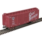 Atlas Tman 40' Dd Box Car Great Northern Experimental Schemes 3-PACK. Fixed Price $53.99.