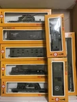 Ho Scale Cox U.s. Army Freight Runner 8-PACK Set Military Caboose Box Flat Car. Fixed Price $159.95.