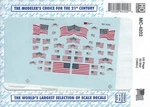 Ho 1:87 Microscale Mc- 4202 Us Flags 50 Star 1960 + Decals. Fixed Price $5.25.