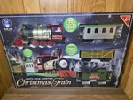 Blue Hat North Pole Junction Christmas Train Set Piece Light Sound 10166306. Fixed Price $64.99.