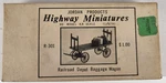 Jordan Products Highway Miniatures, #R-301, Baggage Wagon, Ho, New. Fixed Price $8.00.