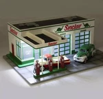 Menards Sinclair Gas Station! Gauge Scale Train Service City Accessory. Fixed Price $99.95.
