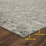 Dual Surface Felt & Rubber Non-slip Backing Rug Pad Carpet. Fixed Price $84.00.