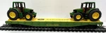 Ho Athearn John Deere Flat Car With 6420 Jd Tractors Used No Box. Fixed Price $65.00.