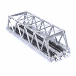 New Kato Silver 248MM (9 3/4") Double Track Truss Bridge Scale 20-437. Fixed Price $25.99.