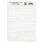 Woodland Scenics MG719 Model Graphics, Short Roman Letters, White. Fixed Price $7.99.