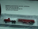 N-scale Trainworx 55017 Mobilgas Peterbilt 350 Fuel Tanker. Fixed Price $69.95.