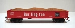 Bachmann Ho 17216 Silver Series Burlington 40' Gondola With Load Cb&q E3141. Fixed Price $7.98.