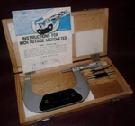 Chuan Brand 3-4" Outside Micrometer. Graduation .0001 W/case. Fixed Price $89.99.