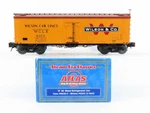 3-RAIL Atlas 8036-2 Wclx Wilson Car Lines 36' Wood Refrigerator #9323. Fixed Price $89.95.