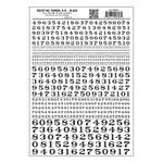 Woodland Scenics MG707 Model Graphics, Roman Numbers, Black. Fixed Price $7.99.