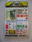 Woodland Scenics Ho DT556 Assorted Logos & Advertising Signs Dry Transfer DECAL1. Fixed Price $6.00.