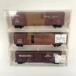 Micro-trains Scale 31150 78040 78080 50' Standard Side Door Boxcar Set Of. Fixed Price $39.00.