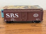 Athearn-english Model Ho Sp&s 40' Boxcar With $6 Brass Wheels Kd's Added!. Fixed Price $13.95.