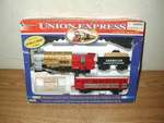 Moonbo Battery Operated 14-PIECE Union Express Train Set, Untested. Fixed Price $11.00.