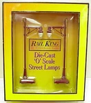 Mth 30-1033 #64 Maroon Street Lamps (set Of 2) Nib. Fixed Price $11.54.
