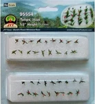 Jtt Tulips (assorted Colors) - Ho Scale Model Railroad Flower #95554. Fixed Price $10.12.
