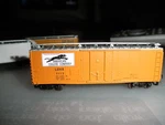 American Colliod - Panther Logo 40' Plug Door Boxcar. Fixed Price $17.96.