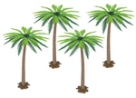 Peco PT1 Palm Trees (4) 3.25" Tall For Desert, Oceanside Other. Fixed Price $9.26.