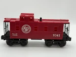 Lionel Train Caboose 9341 Atlantic Coast Line Red O-27 Gauge Vintage Used. Fixed Price $11.00.