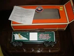 Lionel 6-1998 2001 Christmas Boxcar Season's Greetings (SU37). Fixed Price $35.99.