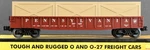 O-gauge, Rail King By Mth, Pennsylvania Gondola W/3-CRATES #30-7209. Fixed Price $30.00.