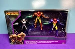 2025 Jakks Pacific Metroid Samus Chozo Power Suit Set 2.5IN Figure 3-PACK. Fixed Price $29.99.
