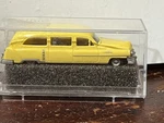 Revell Praline 1954 Yellow Cadillac Station Wagon Ho Scale. Fixed Price $8.55.