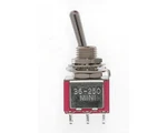 Miniatronics Dpdt Toggle Switch, 5A, 120V (4) MNT3625004. Fixed Price $11.11.