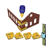 Bachmann General Hobby Scale Train Magnetic Snap& Glue Set BAC39009. Fixed Price $61.14.