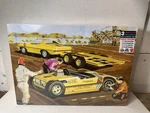 Amt Piranha Drag Race Team & Tandem Axle Trailer 1/25 Model Kit Retro New Sealed. Fixed Price $60.00.