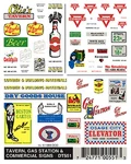 Woodland Scenics Ho Dry Transfer Signs Tavern, Gas Station & Commercial DT551. Fixed Price $10.98.