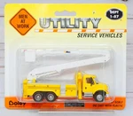Boley Utility Service Vehicles 4512-88, International Yellow Bucket Truck, Ho. Fixed Price $19.95.