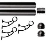 Solid Bar Mount Foot Rail Kit, 2" Od Stainless Steel Tubing W/internal Connector. Fixed Price $385.00.
