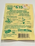 Kadee #815 ON30 Scale Multi-purpose Coupler Height Gauge, Free Shipping. Fixed Price $14.00.