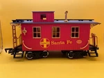 1986 Quality Toys New Bright Great Railroad Empire Train - Sante Fe Caboose. Fixed Price $25.89.