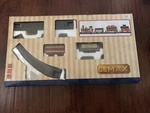 Lemax Christmas Village Train Set The Yuletide Express #24472 Of 16 Pieces. Fixed Price $76.50.
