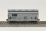 Scale Micro Trains 92050 2-BAY Acf Covered Hopper Norfolk & Western Nw 180783. Fixed Price $16.89.