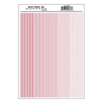 Woodland Scenics Dry Transfer Decals MG762 Red Stripes. Fixed Price $8.79.