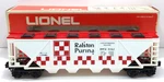 Lionel 6-9262 Gauge Ralston Purina Checkerboard Quad Hopper Ex/box. Fixed Price $24.88.